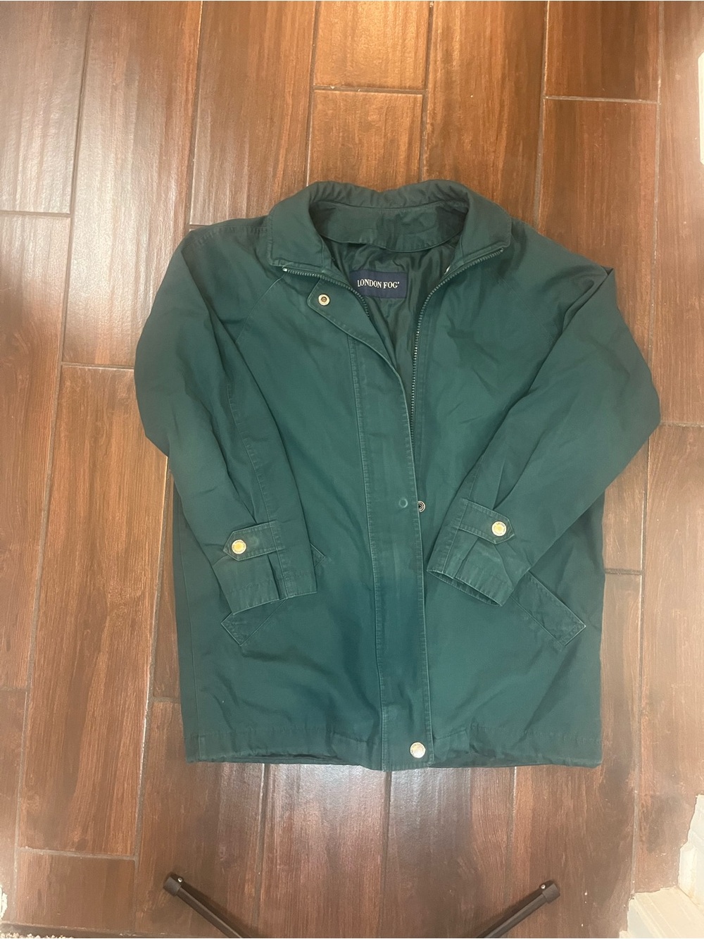 London Fog Women's Dark Green Jacket, XS